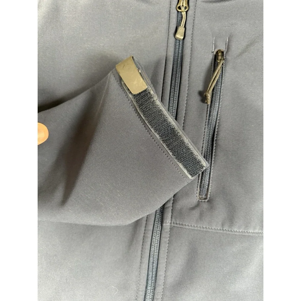The North Face Apex Bionic Jacket Mens Large Navy Blue Softshell Fleece AMVY